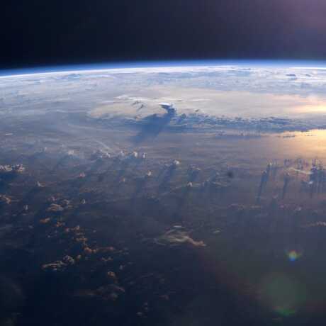 A view of Earths oceans from space.