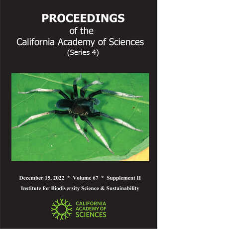 Cover of Proceedings of the California Academy of Sciences v67 Supplement 2 December 15 2022