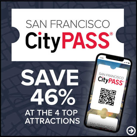 CityPASS promotional image highlighting 46% savings at 4 top SF attractions