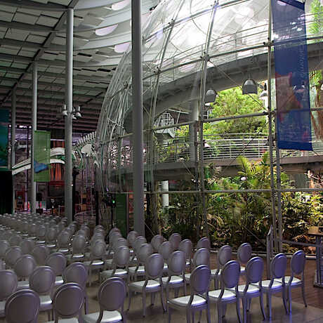 East and West Halls next to rainforest dome