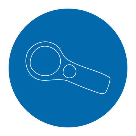Magnifying lens icon 