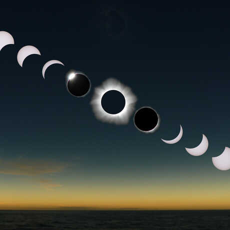 Phases of the eclipse image 