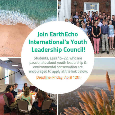 EarthEcho's Youth Leadership Council Applications Now Open