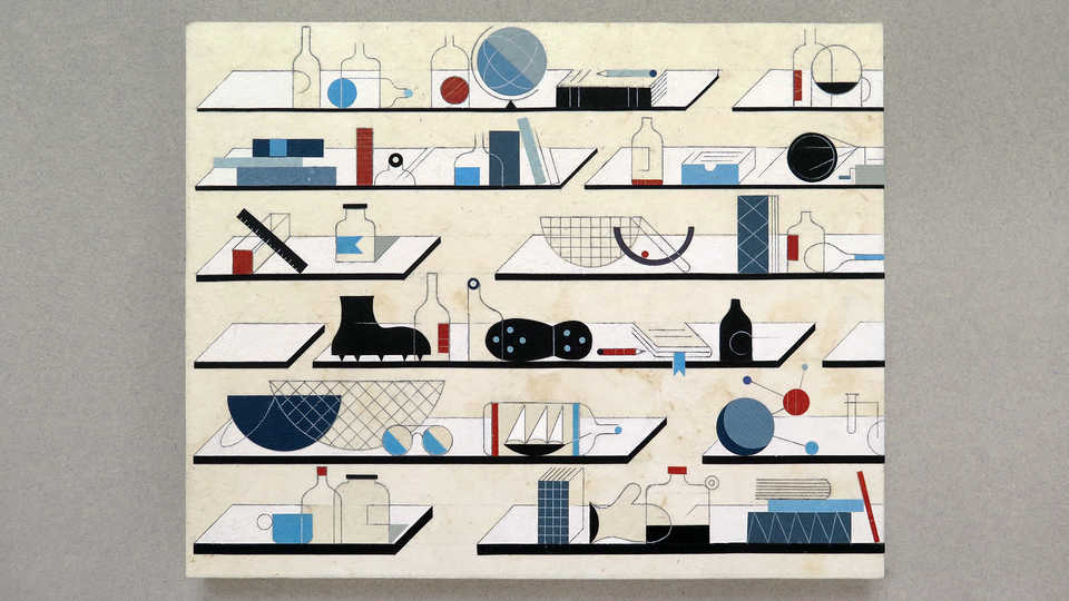 Long View Study No. 29 (Hut Shelves)